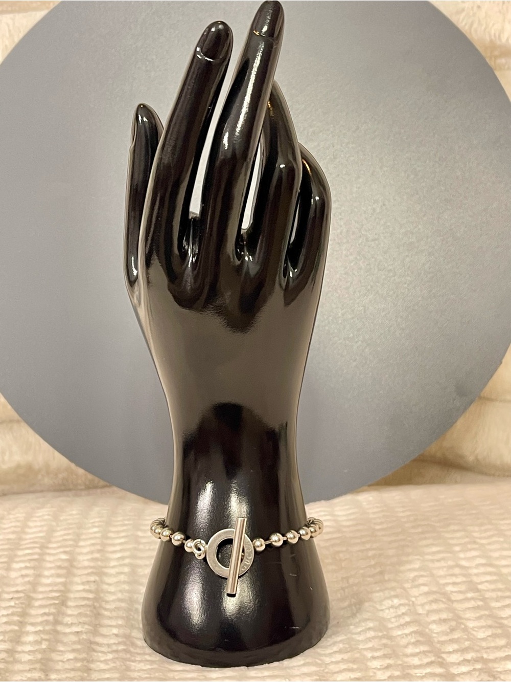 Gucci Silver 925 Ball Chain Bracelet w/ Box & Authenticity Card - Picture 7 of 9
